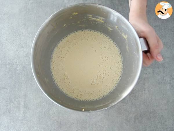 Crêpes marbrées vanille chocolat - Préparation etape 2