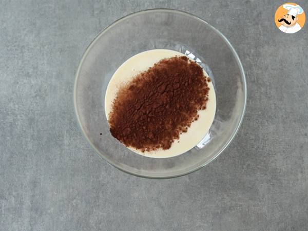 Crêpes marbrées vanille chocolat - Préparation etape 3