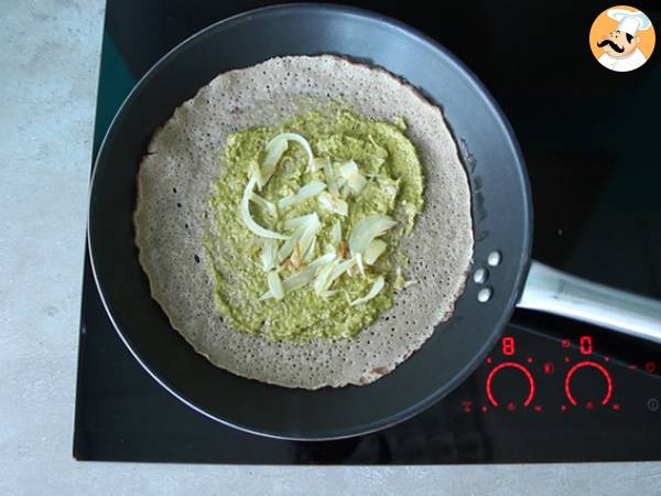 Galette de sarrasin à l'italienne - Préparation etape 2