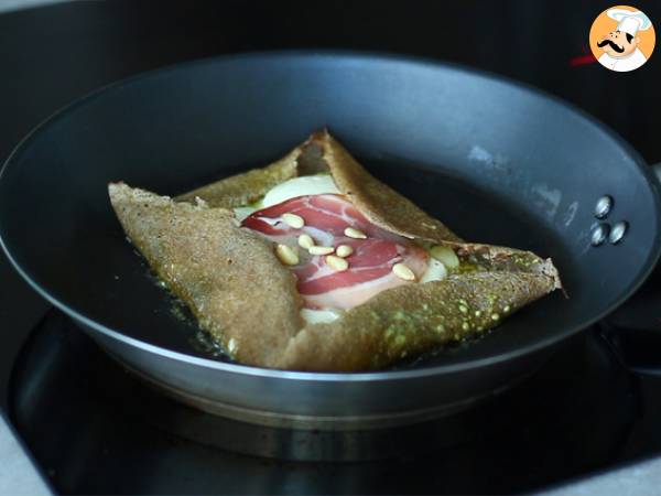 Galette de sarrasin à l'italienne - Préparation etape 3