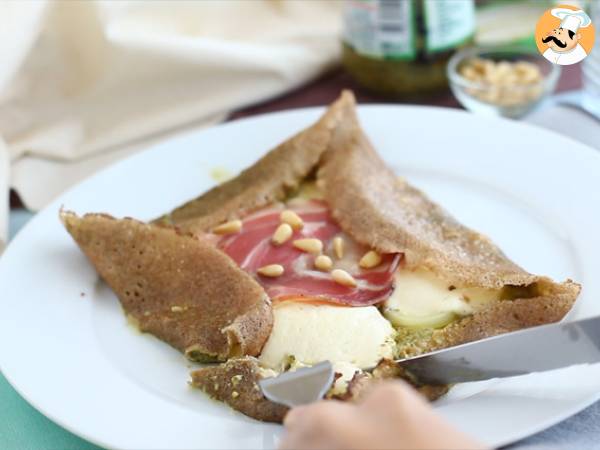 Galette de sarrasin à l'italienne - Préparation etape 4