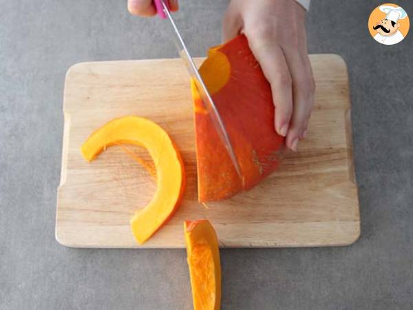 Potimarron et pois chiches au four, romarin, feta - Préparation etape 2