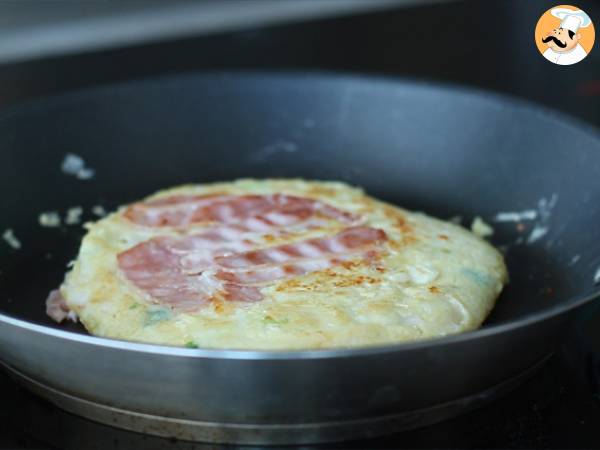Okonomiyaki - omelette japonaise - Préparation etape 5