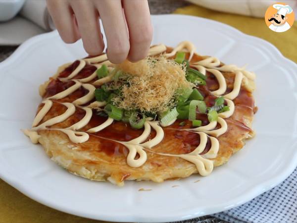 Okonomiyaki - omelette japonaise - Préparation etape 6