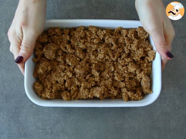 Crumble aux pommes (vegan et sans gluten) - Préparation etape 3