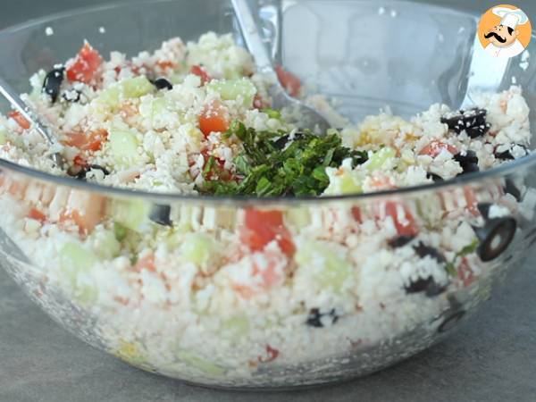 Taboulé de chou-fleur 100% veggie - Préparation etape 2