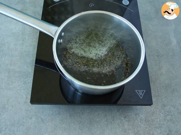 Tacos végétariens aux lentilles - Préparation etape 2