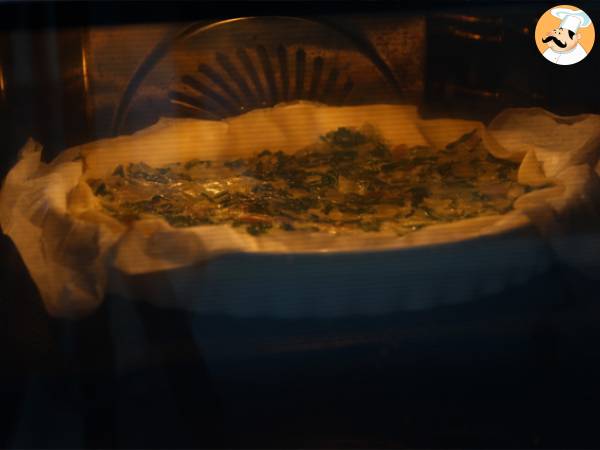 Tarte aux blettes et fromage râpé - Préparation etape 6