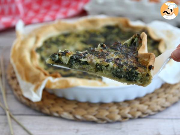 Tarte aux blettes et fromage râpé - Préparation etape 7