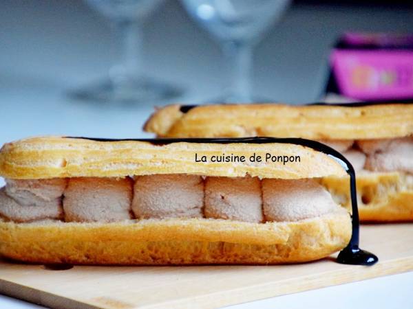 Éclair garni de mousse de foie gras au poivre de Sichouan - Préparation etape 2