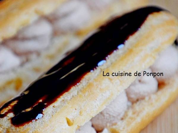 Éclair garni de mousse de foie gras au poivre de Sichouan - Préparation etape 3