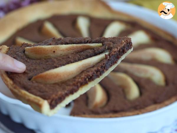 Tarte à la poire et au chocolat - Préparation etape 4