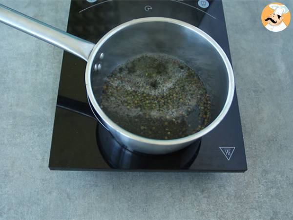 Salade de lentilles et patates douces - Préparation etape 1