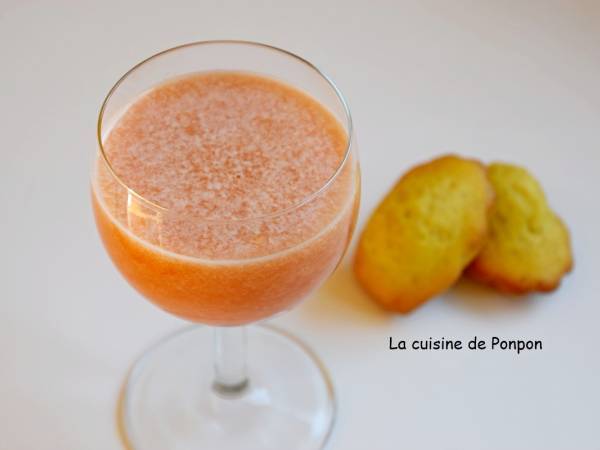 Jus d'orange, pamplemousse, kiwi et sirop d'amour, vegan - Préparation etape 3