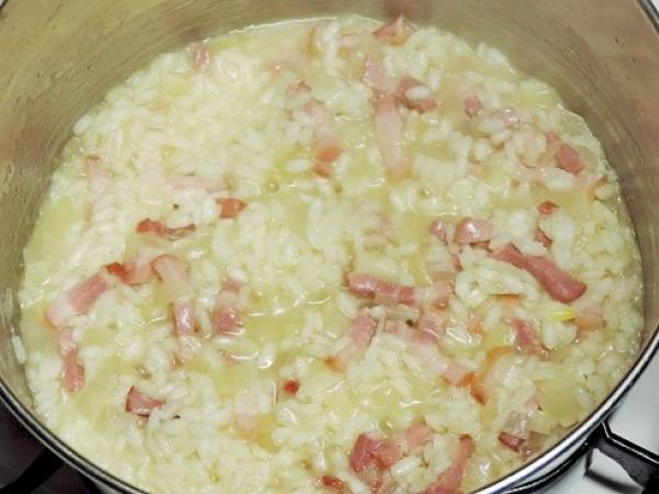 Risotto aux légumes confits - Préparation etape 2