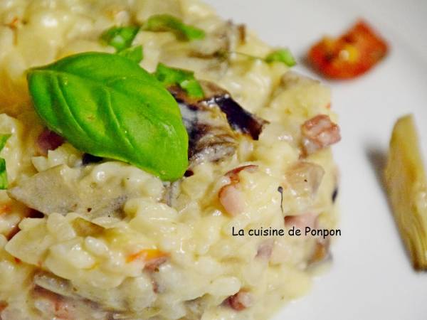 Risotto aux légumes confits - Préparation etape 4