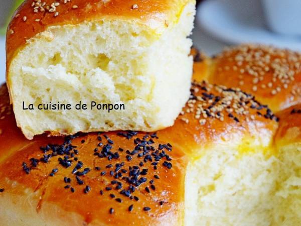 Pain de Radia aux graines de sésame dorées et noires - Préparation etape 6