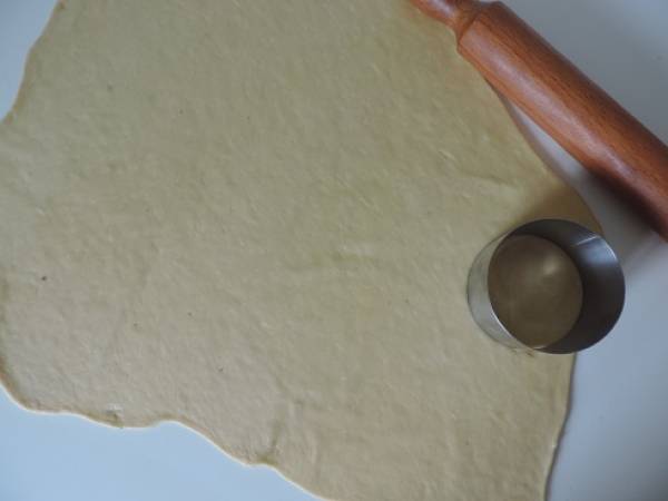 Brioche bouclette à la crème de marron ou confiture de figues - Préparation etape 1