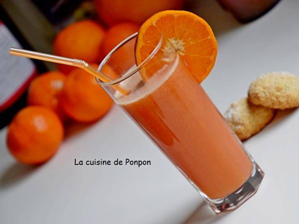 Jus aux agrumes et pain de singe, vegan - Préparation etape 3
