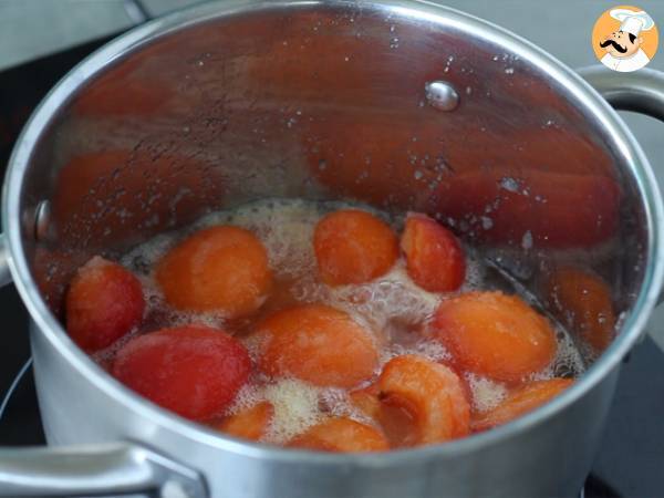 Confiture d'abricots maison - Préparation etape 2