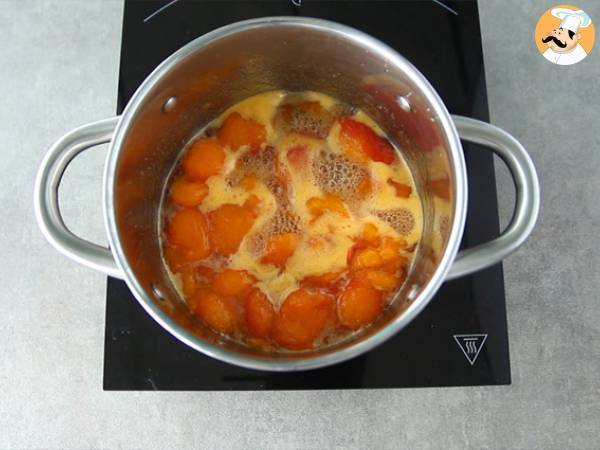 Confiture d'abricots maison - Préparation etape 3