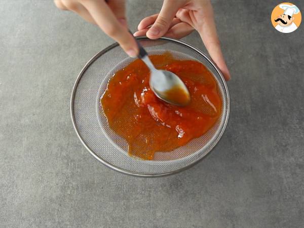 Panna cotta à la vanille et son coulis d'abricots - Préparation etape 4
