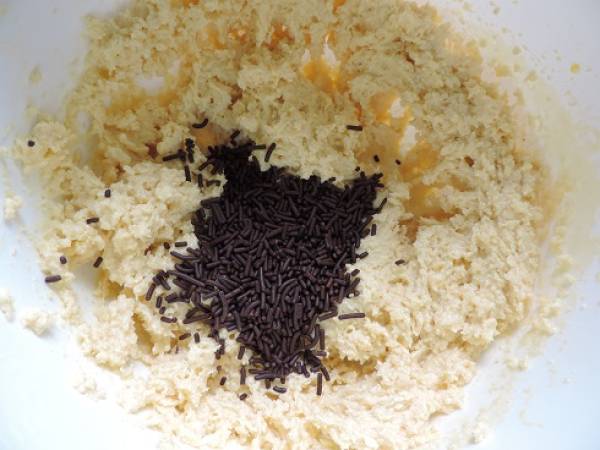 Muffin au coeur caramel au beurre salé, sans farine - Préparation etape 1