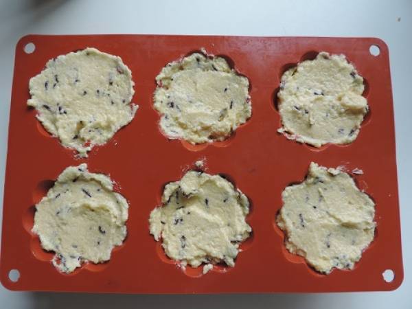 Muffin au coeur caramel au beurre salé, sans farine - Préparation etape 3