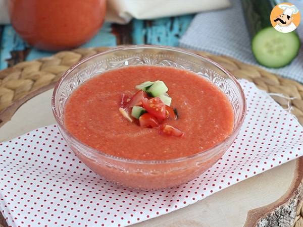 Gaspacho facile et frais - Préparation etape 3