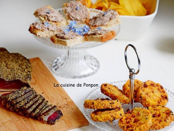 Sablés au pesto de tomates et chorizo - Préparation etape 3