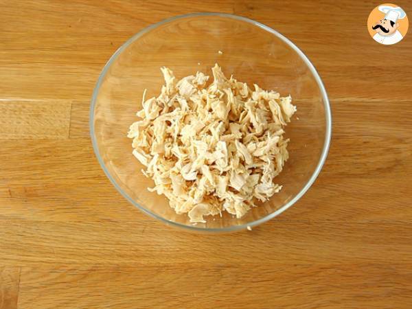 Salpicão - Salade brésilienne - Préparation etape 4