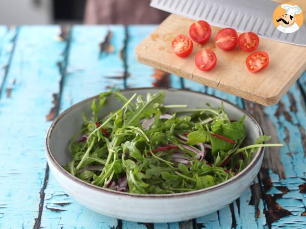 Salade au fromage de chèvre - Préparation etape 1