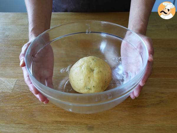 Biscuits apéritif au parmesan et romarin - Préparation etape 2