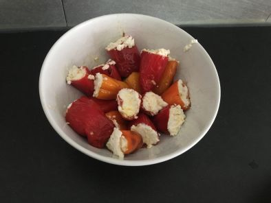 Poivrons farcis à la ricotta - Préparation etape 3