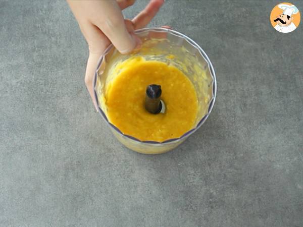 Glace à la mangue sans sorbetière - Préparation etape 3