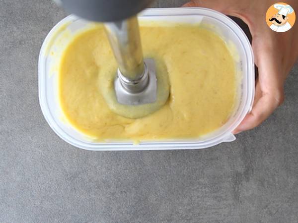 Glace à la mangue sans sorbetière - Préparation etape 5