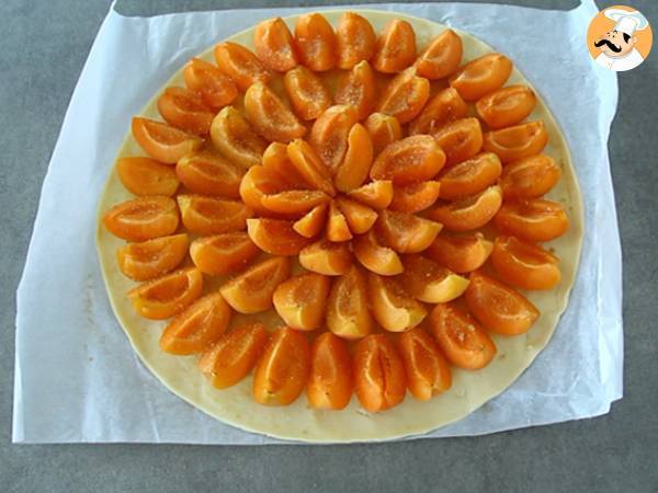 Tarte fine aux abricots - Préparation etape 2