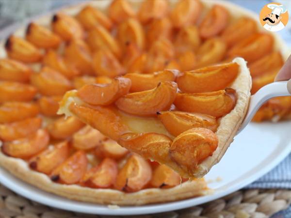 Tarte fine aux abricots - Préparation etape 4