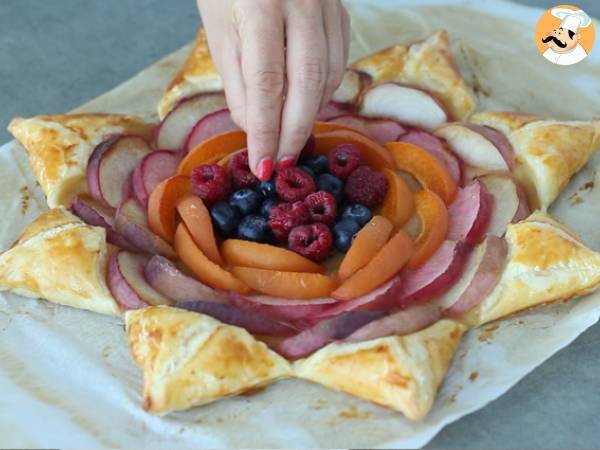 Tarte étoile aux fruits - Préparation etape 4