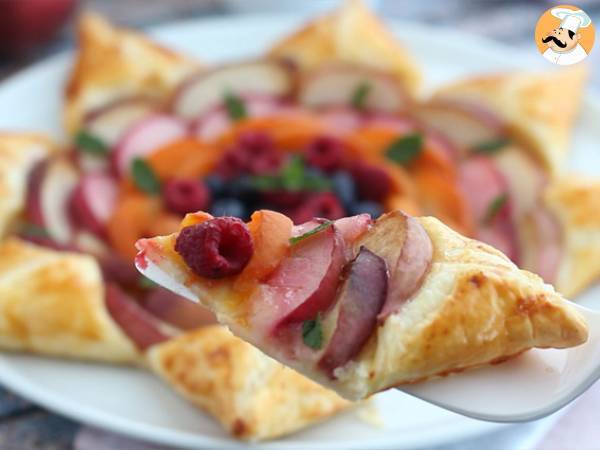 Tarte étoile aux fruits - Préparation etape 5