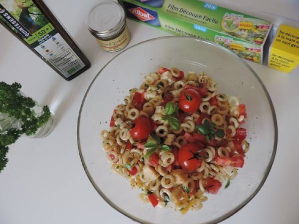 Pâtes anelli, végétarien - Préparation etape 1