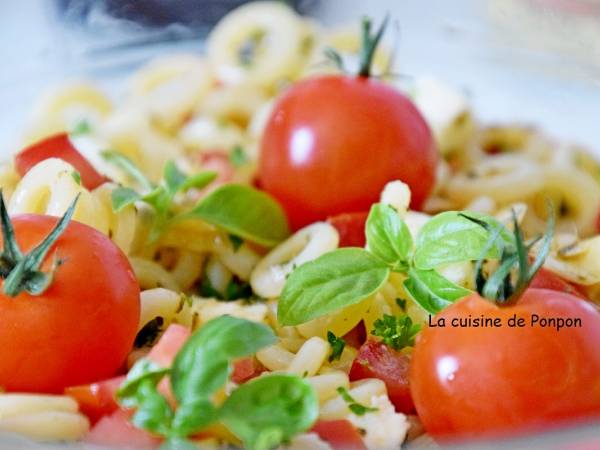 Pâtes anelli, végétarien - Préparation etape 2