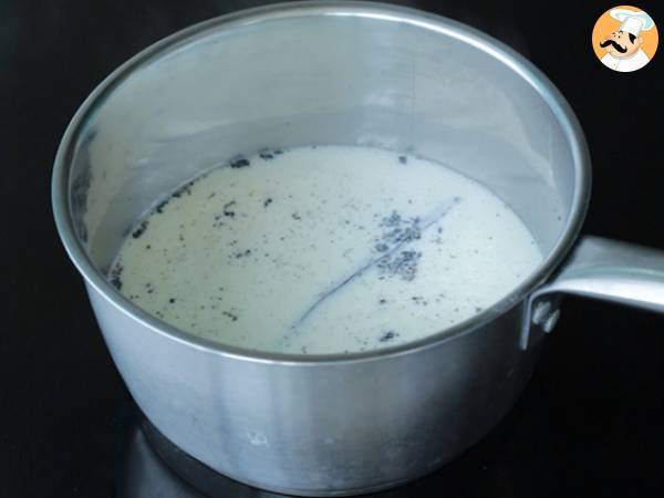 Flan au chocolat (sans gluten) - Préparation etape 1