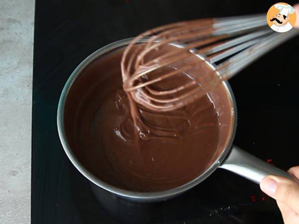 Flan au chocolat (sans gluten) - Préparation etape 3
