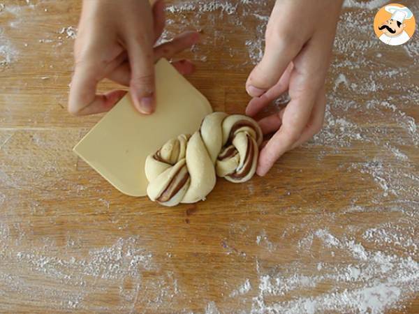 Brioches tressées au Nutella - Préparation etape 5