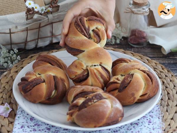 Brioches tressées au Nutella - Préparation etape 7