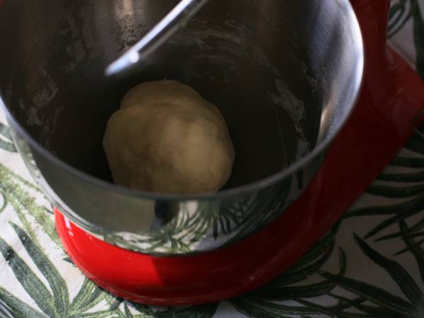 Petits pains tressés au pesto - Préparation etape 2