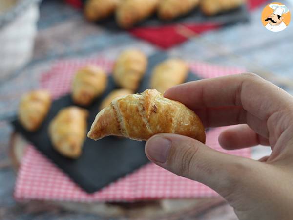 Croissants feuilletés jambon / fromage frais - Préparation etape 6