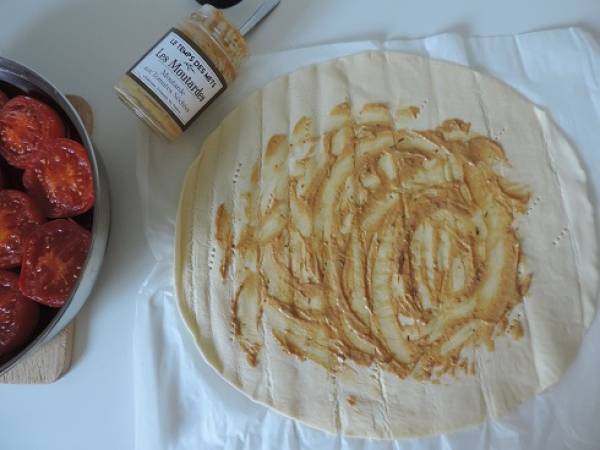 Tatin de tomates et ail noir, végétarien - Préparation etape 2