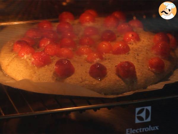 Focaccia aux tomates cerises - Préparation etape 5